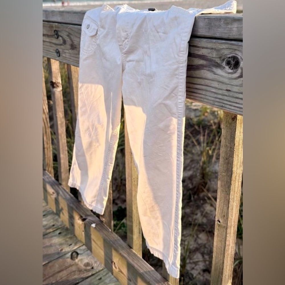 COLUMBIA WOMENS LIGHTWEIGHT PANTS WHITE SIZE 16